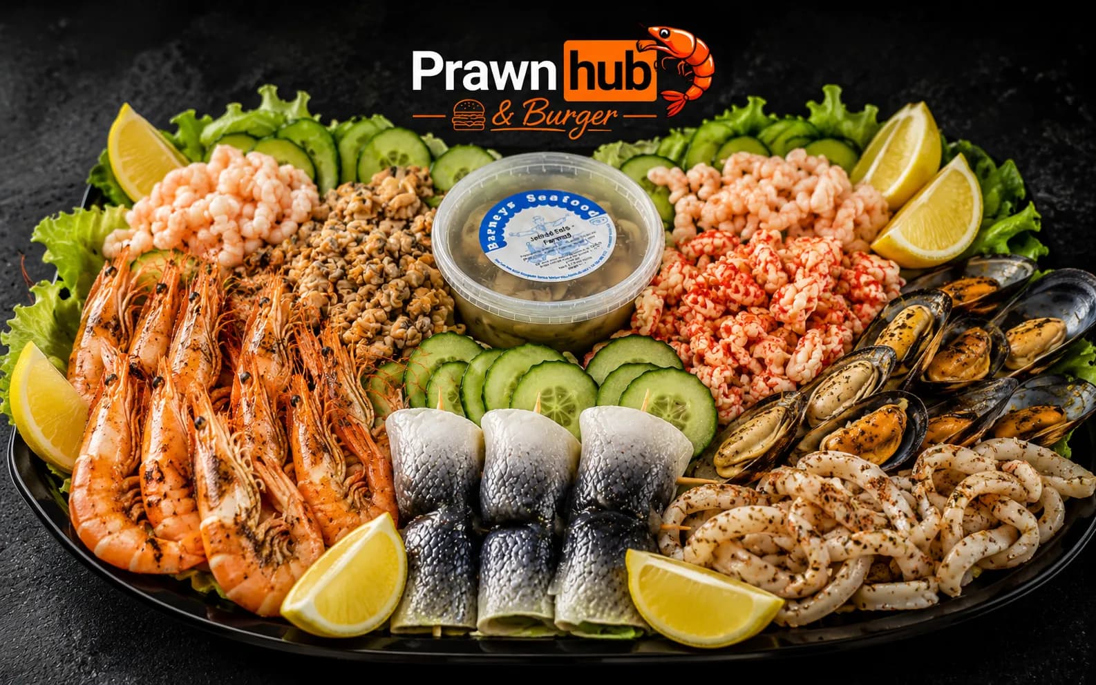 Prawn Hub wraps and meals